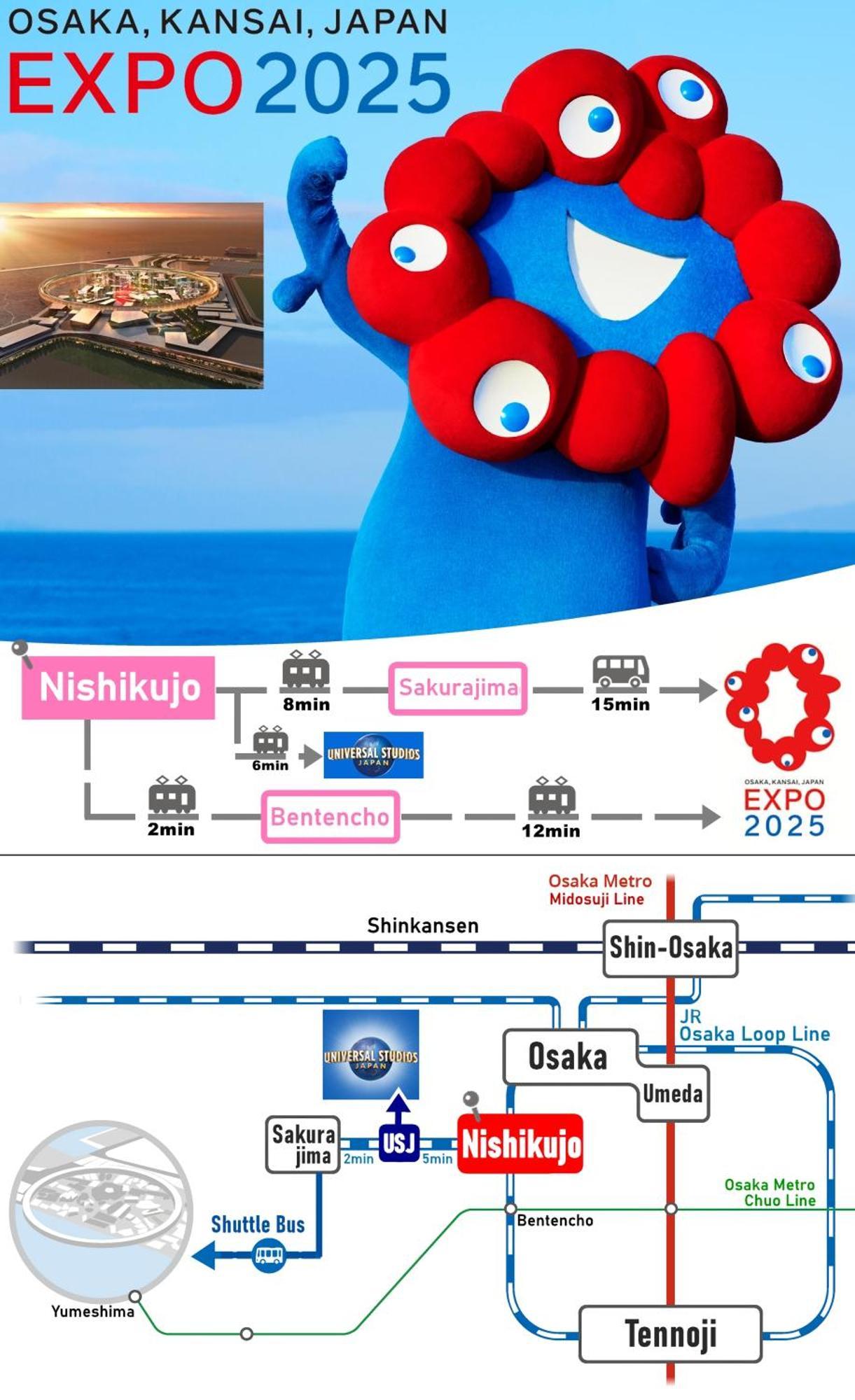 Usj 2 Stops, Umeda&Dotonbori 8Mins, Ninja Style Sv1 أوساكا المظهر الخارجي الصورة